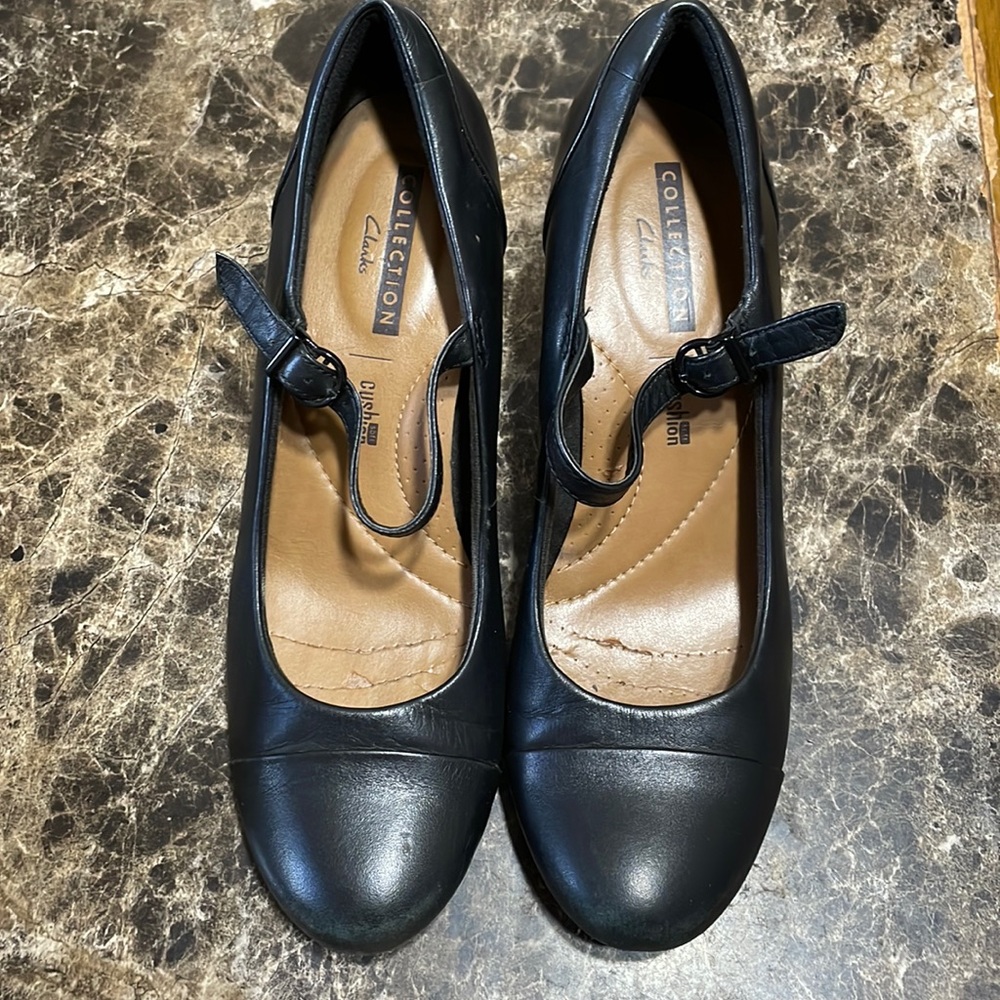 Clarks Women’s Black Heels size: 8M